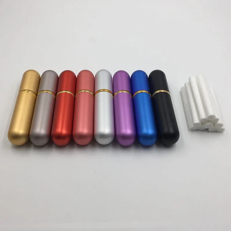 IMIROOTREE Aromatherapy Essential Oil Refillable Aluminum Blank Nasal Inhalers with High Quality Cotton Wicks (8 colors)
IMIROOTREE Aromatherapy Essential Oil Refillable Aluminum Blank Nasal Inhalers with High Quality Cotton Wicks (8 colors)