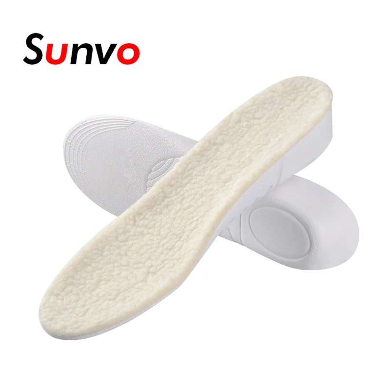Sunvo EVA Foam Cozy Wool Felt Height Increase Insoles Winter Warm Sheepskin palmilha Shoes Pads Men Women Heated Insole Inserts
Sunvo EVA Foam Cozy Wool Felt Height Increase Insoles Winter Warm Sheepskin palmilha Shoes Pads Men Women Heated Insole Inserts