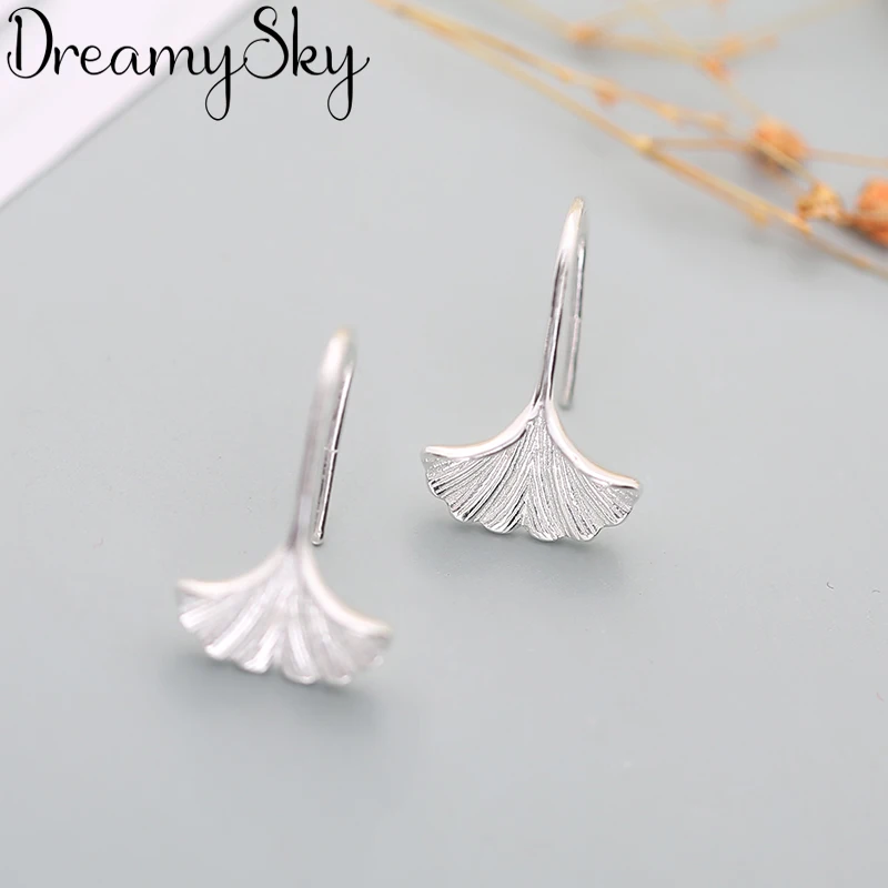 DreamySky Real 925 Sterling Silver Statement Earrings For Women New Brand Ginkgo Biloba Leaf Earrings Ear Jewelry Bijoux Brincos
DreamySky Real 925 Sterling Silver Statement Earrings For Women New Brand Ginkgo Biloba Leaf Earrings Ear Jewelry Bijoux Brincos