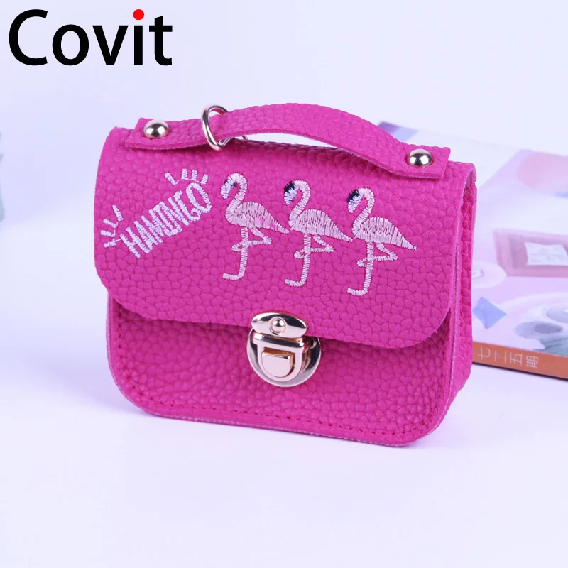 Covit Mini bag keychain new flamingos zero leather wallet key ring purse woman car key chain small purse child student 11*9*3cm
Covit Mini bag keychain new flamingos zero leather wallet key ring purse woman car key chain small purse child student 11*9*3cm