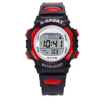 Fashion Simple Sports Alarm Clock Date Watch Gift Multi Functional Children's Digital LED Sports Watch
Fashion Simple Sports Alarm Clock Date Watch Gift Multi Functional Children's Digital LED Sports Watch