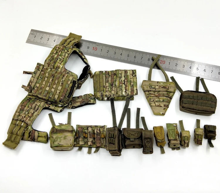 1/6 Scale 26020R CAG Chest Hanging with Bags Models set for 12''Action Figures Bodies Accessories
1/6 Scale 26020R CAG Chest Hanging with Bags Models set for 12''Action Figures Bodies Accessories