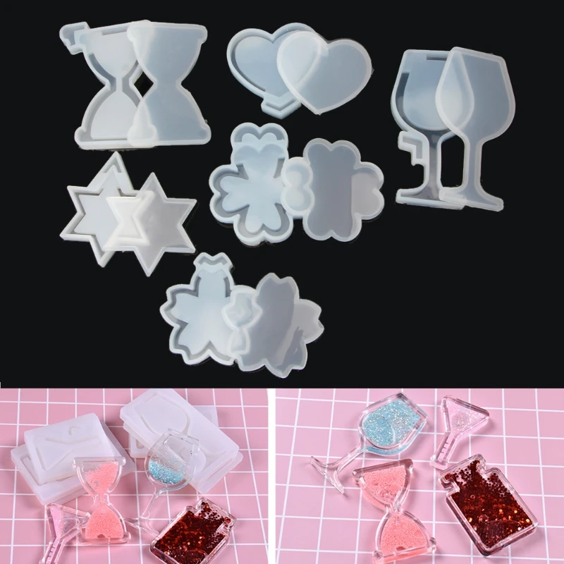 NEW Cherry Flower Hourglass Wine Glass Silicone Mould Resin DIY Jewelry Making Tools
NEW Cherry Flower Hourglass Wine Glass Silicone Mould Resin DIY Jewelry Making Tools