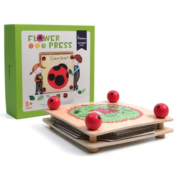 

Children's Handmade Gifts Board Game Explore Nature DIY Plant Specimen Embossed Specimen Clip Educational Toys