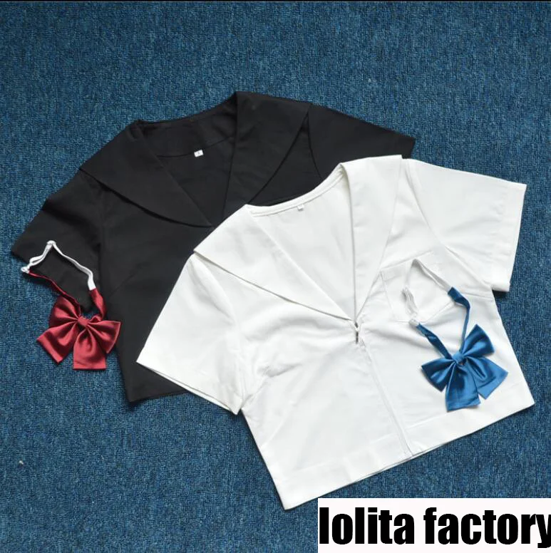 SHORT SLEEVE BLACK WHITE Japanese JK Set Girls student School Women Novelty Sailor Suits Yankee Girl cosplay Uniform JKL025
SHORT SLEEVE BLACK WHITE Japanese JK Set Girls student School Women Novelty Sailor Suits Yankee Girl cosplay Uniform JKL025