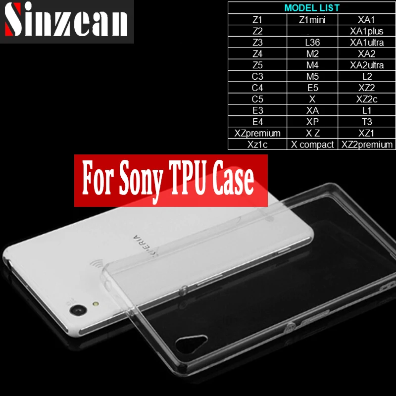 Sinzean 50pcs TOP clear TPU case For Sony XZ2 Premium/XZ1/L2/XA2/XZ1 Compact/XA2 Ultra/X/Z5/X10 Transparent Soft Silicon case
Sinzean 50pcs TOP clear TPU case For Sony XZ2 Premium/XZ1/L2/XA2/XZ1 Compact/XA2 Ultra/X/Z5/X10 Transparent Soft Silicon case