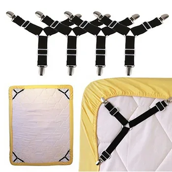 2/4 Pcs White/black Bed Sheet Mattress Cover Blankets Grippers Clip Holder Fasteners Elastic Set
2/4 Pcs White/black Bed Sheet Mattress Cover Blankets Grippers Clip Holder Fasteners Elastic Set