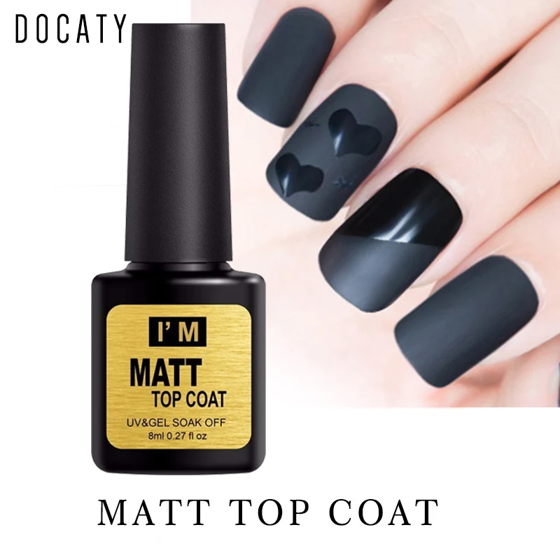 Docaty Gel Varnish Nail Art 8ml Matte Top Coat Uv Led Semi Permanent Glue for Foil Design for Nails all for Manicure
Docaty Gel Varnish Nail Art 8ml Matte Top Coat Uv Led Semi Permanent Glue for Foil Design for Nails all for Manicure