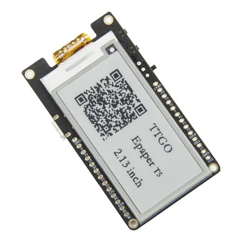 LILYGO® TTGO T5 V2.3 2.13 Inch E-Paper Screen New GDEH0213B72 Driver Chip Low Power Consumption Wide Viewing Angle Clear Display
LILYGO® TTGO T5 V2.3 2.13 Inch E-Paper Screen New GDEH0213B72 Driver Chip Low Power Consumption Wide Viewing Angle Clear Display