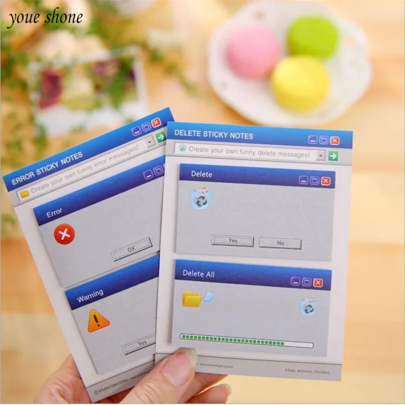 1Pcs/lot The system prompts to facilitate the stickers of creative ideas can be hidden notes note N times stickers notes book
1Pcs/lot The system prompts to facilitate the stickers of creative ideas can be hidden notes note N times stickers notes book