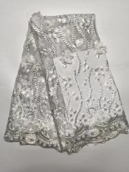 Top shine Embroidered lace French Tulle lace fabric high quality with lots of Beads African Wedding dress net lace fabrics MY89
Top shine Embroidered lace French Tulle lace fabric high quality with lots of Beads African Wedding dress net lace fabrics MY89