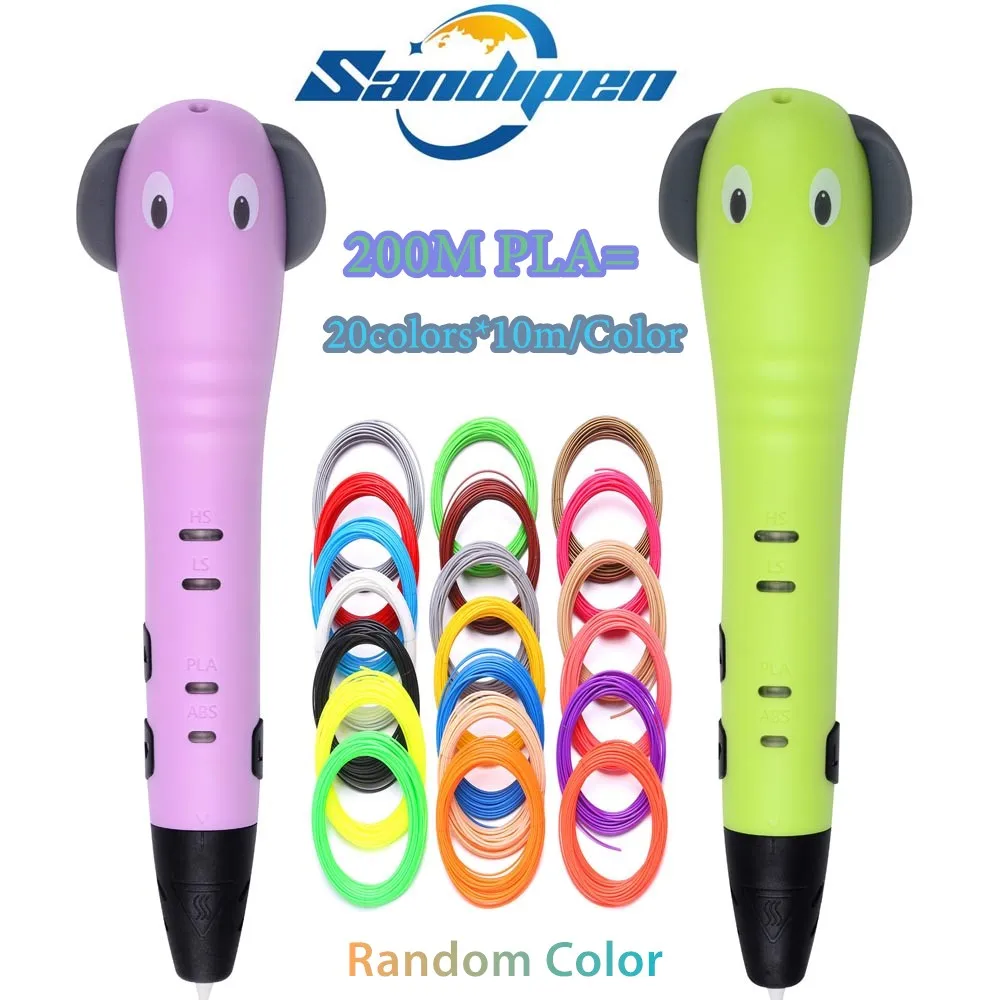 Sandipen Lovely 3D Pen Painting Pen Cartoon 3D Drawing Pens Creative Kids Toy Education Gift Drawing Pencil Free PLA P6501
Sandipen Lovely 3D Pen Painting Pen Cartoon 3D Drawing Pens Creative Kids Toy Education Gift Drawing Pencil Free PLA P6501