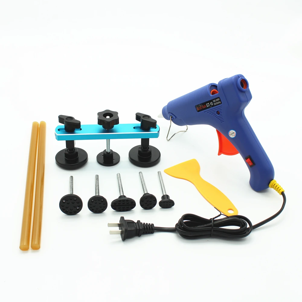 Car PDR Paintless Dent Repair Tools Pulling Bridge Dent Removal Hand Tool Set Hot Glue Gun 100W+2x Sticks PDR Tool Ferramentas
Car PDR Paintless Dent Repair Tools Pulling Bridge Dent Removal Hand Tool Set Hot Glue Gun 100W+2x Sticks PDR Tool Ferramentas