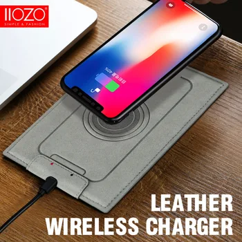 IIOZO QI Wireless Charger for iPhone X 8 8 Plus 5MM Leather Hand-made For Samsung Note8 S8 S7 S6 Edge Fast Wireless Charger Pad
IIOZO QI Wireless Charger for iPhone X 8 8 Plus 5MM Leather Hand-made For Samsung Note8 S8 S7 S6 Edge Fast Wireless Charger Pad