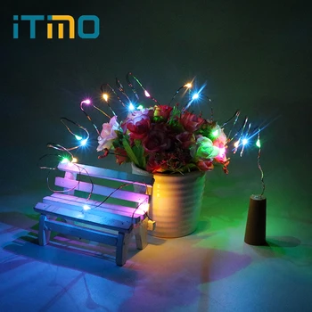 iTimo 2M 20LEDs Wine Bottle Stopper Light LED String Lamps For Bar Xmas Party Wedding Decoration Cork Shaped Copper Wire Garland 
iTimo 2M 20LEDs Wine Bottle Stopper Light LED String Lamps For Bar Xmas Party Wedding Decoration Cork Shaped Copper Wire Garland