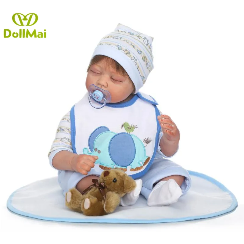 Boy reborn dolls toys for children gift 22"55cm silicone reborn baby doll newborn sleeping babies alive bebes reborn menino
Boy reborn dolls toys for children gift 22"55cm silicone reborn baby doll newborn sleeping babies alive bebes reborn menino