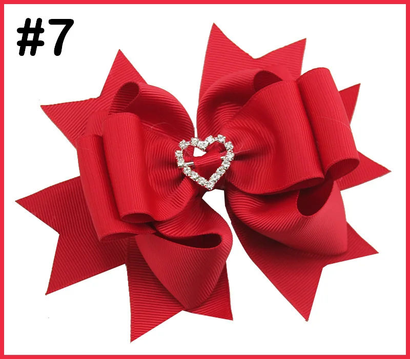 free shipping 32pcs 5-5.5'' rhinestones valentine's layered hair bows solid diamond big hair bows girl hair accessories with
free shipping 32pcs 5-5.5'' rhinestones valentine's layered hair bows solid diamond big hair bows girl hair accessories with