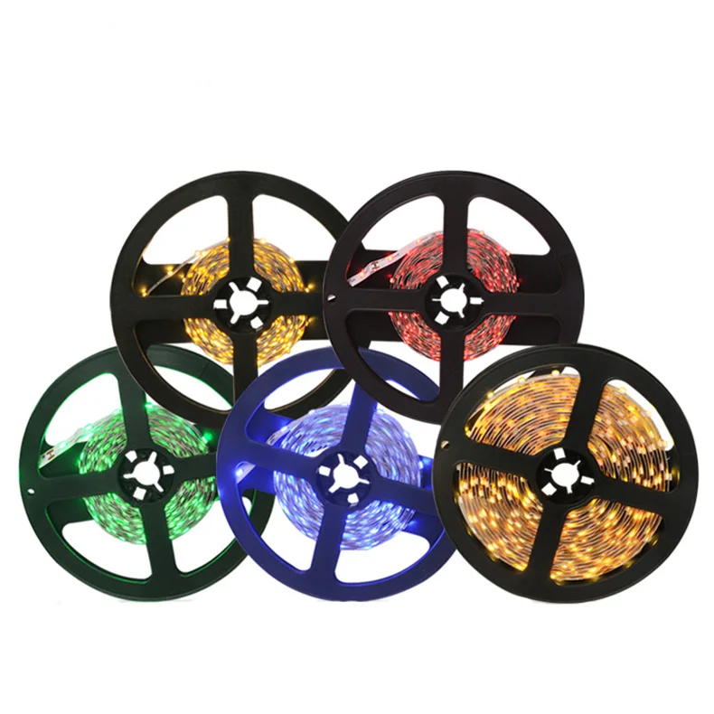 1 м 2 3 4 5 0 SMD5050 светодиодный полосы света DC12V 60 Светодиодный s/m Fiexble Светодиодная
