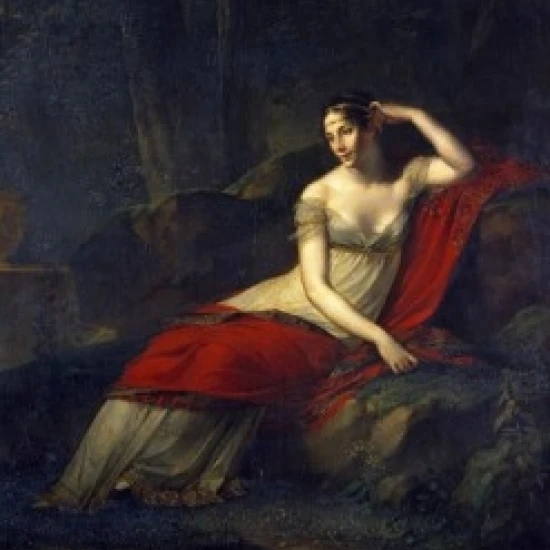 The Empress Josephine by Pierre-Paul Prud' Hon oil on canvas 1805 (1758-1823) Paris Musee du Louvre (24 x 36)