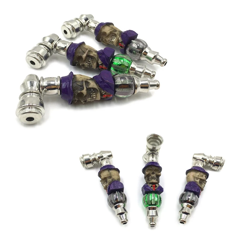 Purple creative Skull Zinc Alloy Metal Smoking Pipe Metal Bowl Pipes Tobacco Weed Pipes Smoking Dry Herb Pipe Accessories
Purple creative Skull Zinc Alloy Metal Smoking Pipe Metal Bowl Pipes Tobacco Weed Pipes Smoking Dry Herb Pipe Accessories