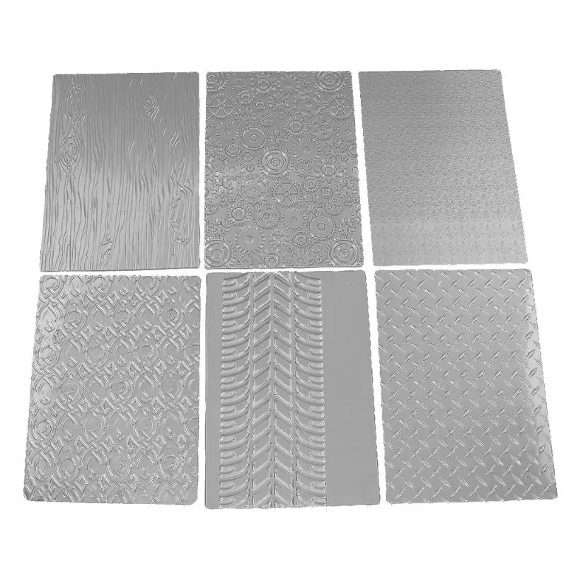 New 6Pcs Plastic Fondant Texture Mat Stencil for Cake Cookies Tyre Pattern Cake Decorating Tool Baking Embossing Pad
New 6Pcs Plastic Fondant Texture Mat Stencil for Cake Cookies Tyre Pattern Cake Decorating Tool Baking Embossing Pad