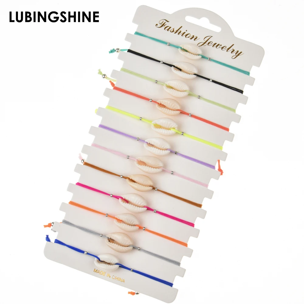 12pcs/Set Bohemian Shell Beads Bracelets Set Adjustable Handmade Braided Rope Chain Bracelet for Women Girl Fashion Cuff Jewelry
12pcs/Set Bohemian Shell Beads Bracelets Set Adjustable Handmade Braided Rope Chain Bracelet for Women Girl Fashion Cuff Jewelry