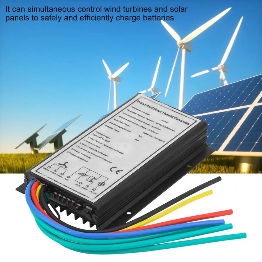 12/24V 400/800W Wind 500/1000W Solar Energy Hybrid Charge Generator Controller Wind Solar Hybrid Controller
12/24V 400/800W Wind 500/1000W Solar Energy Hybrid Charge Generator Controller Wind Solar Hybrid Controller