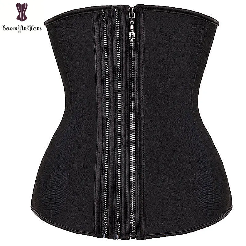 Latex Waist Trainer 6XL Plus Size Waist Cincher 9 Steel Boned Waist Slimming Trimmer Black Underbust Corset Women Waist Corselet
Latex Waist Trainer 6XL Plus Size Waist Cincher 9 Steel Boned Waist Slimming Trimmer Black Underbust Corset Women Waist Corselet