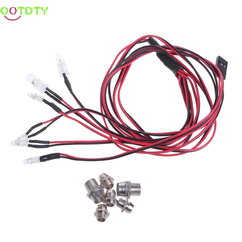 1Set 6-Led LED Light Set Headlight Taillight For RC Car Truck Tank Crawler HSP D3 Accessories
1Set 6-Led LED Light Set Headlight Taillight For RC Car Truck Tank Crawler HSP D3 Accessories