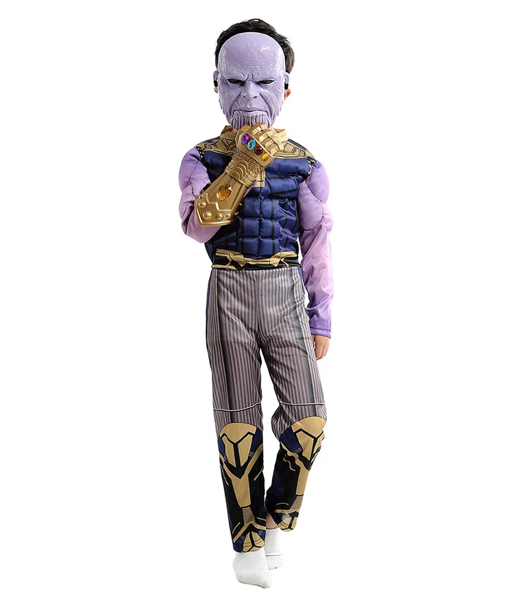 Boy Child Carnival Muscle Thanos Costume Avengers 4 Infinity War Superhero Stage Show Cosplay Halloween Party Fancy Dress
Boy Child Carnival Muscle Thanos Costume Avengers 4 Infinity War Superhero Stage Show Cosplay Halloween Party Fancy Dress