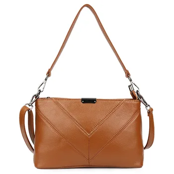 Women Genuine Leather Handbags Famous Brand Handbag Messenger Small Bags Cow Leather Shoulder Bag Fashion Tote Sac A Main
Women Genuine Leather Handbags Famous Brand Handbag Messenger Small Bags Cow Leather Shoulder Bag Fashion Tote Sac A Main