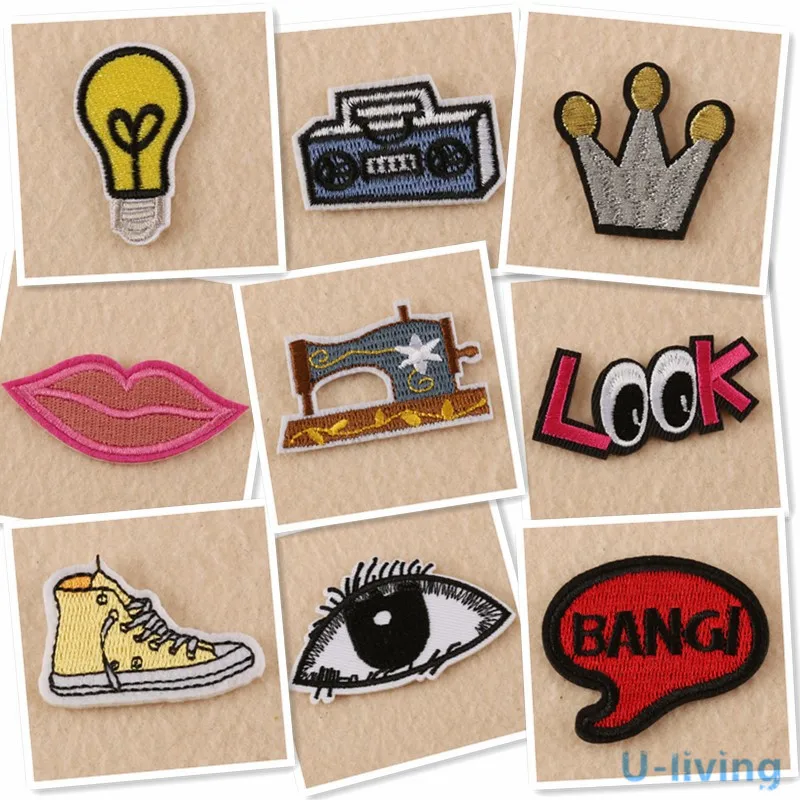 1pcs Mix fashion Patches for Clothing Iron on Embroidered Sew Applique Cute Patch Fabric Badge Garment DIY Apparel Accessories
1pcs Mix fashion Patches for Clothing Iron on Embroidered Sew Applique Cute Patch Fabric Badge Garment DIY Apparel Accessories