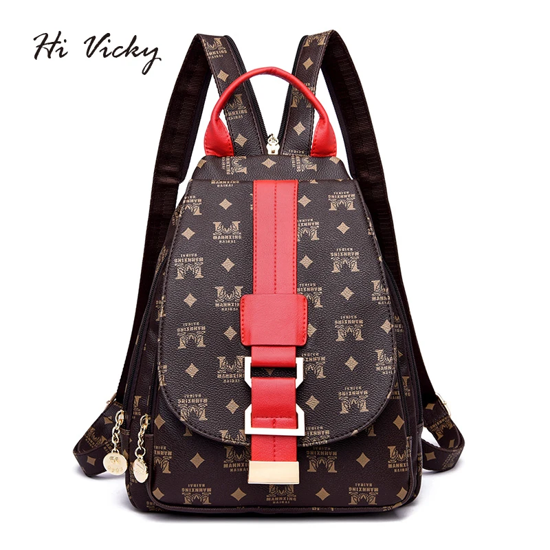 2019 Luxury Famous Brand Designer Women PU Leather Backpack Female Casual Shoulders Bag Teenager School Bag Fashion Women's Bags
2019 Luxury Famous Brand Designer Women PU Leather Backpack Female Casual Shoulders Bag Teenager School Bag Fashion Women's Bags
