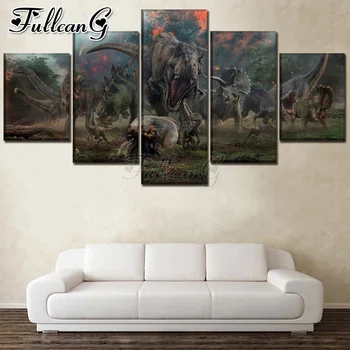 FULLCANG diy 5 piece diamond mosaic embroidery movie jurassic dinosaur diamond painting full square/round drill animals FC1584
FULLCANG diy 5 piece diamond mosaic embroidery movie jurassic dinosaur diamond painting full square/round drill animals FC1584