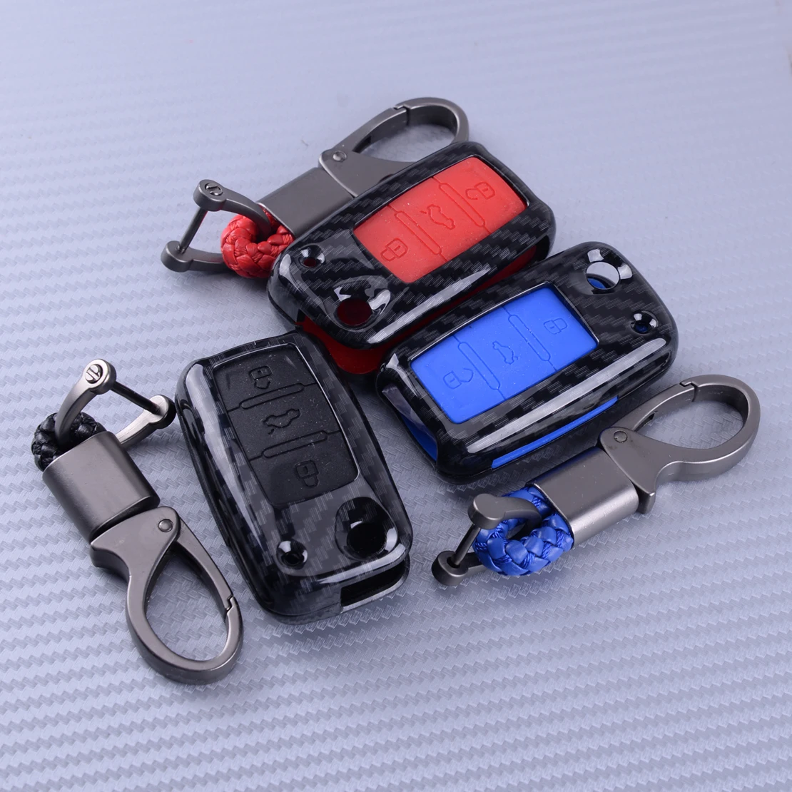 DWCX Car Key Remote Fob Cover Case with Key Chain Fit For VW Passat Golf MK6 Skoda Octavia Seat
DWCX Car Key Remote Fob Cover Case with Key Chain Fit For VW Passat Golf MK6 Skoda Octavia Seat