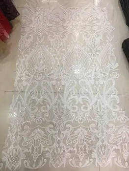African French net Indian lace fabric for wedding dress in white red color high quality African lace fabric with sequence
African French net Indian lace fabric for wedding dress in white red color high quality African lace fabric with sequence