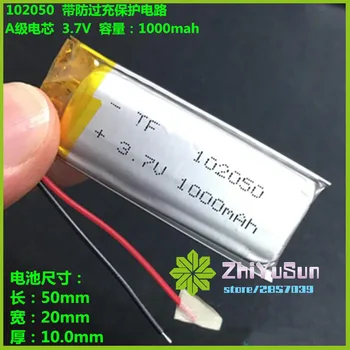 ZhiYuSun 102050 10mm*20mm*50mm 3.7V 1000mah (polymer lithium ion battery) Li-ion battery Free Shipping ForMicrophone
ZhiYuSun 102050 10mm*20mm*50mm 3.7V 1000mah (polymer lithium ion battery) Li-ion battery Free Shipping ForMicrophone