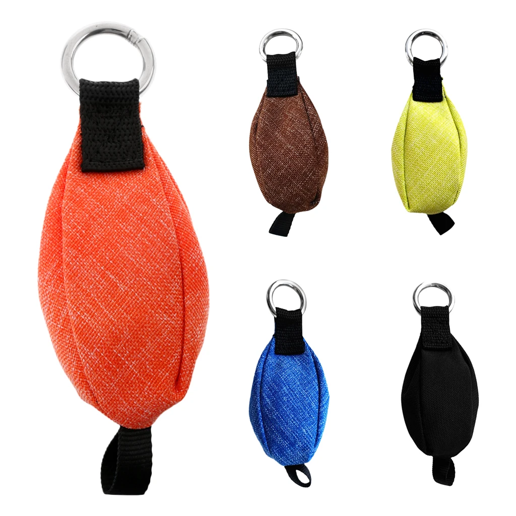 Durable Tree Surgeon Arborist Rock Climbing Rope Working Throw Weight Bag Attached with Stainless Steel Ring for Throw Line Durable Tree Surgeon Arborist Rock Climbing Rope Working Throw Weight Bag Attached with Stainless Steel Ring for Throw Line