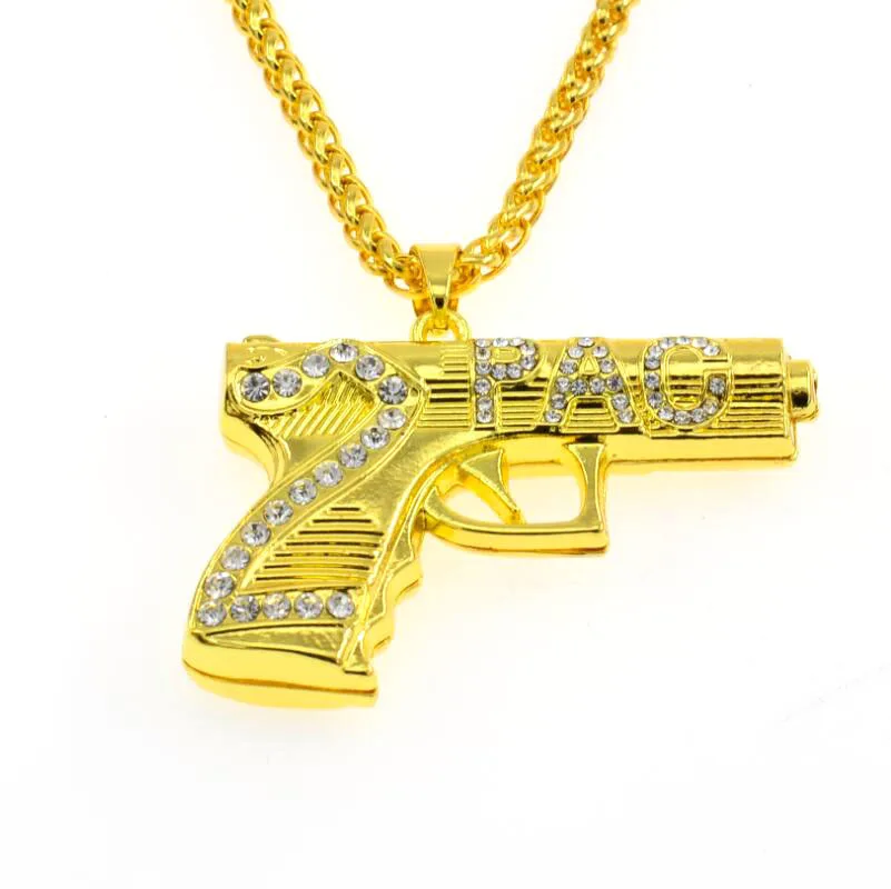 Europe and the United States new hip hop 2PAC pistol necklace trendy men nightclub new digital pendant wholesale
Europe and the United States new hip hop 2PAC pistol necklace trendy men nightclub new digital pendant wholesale