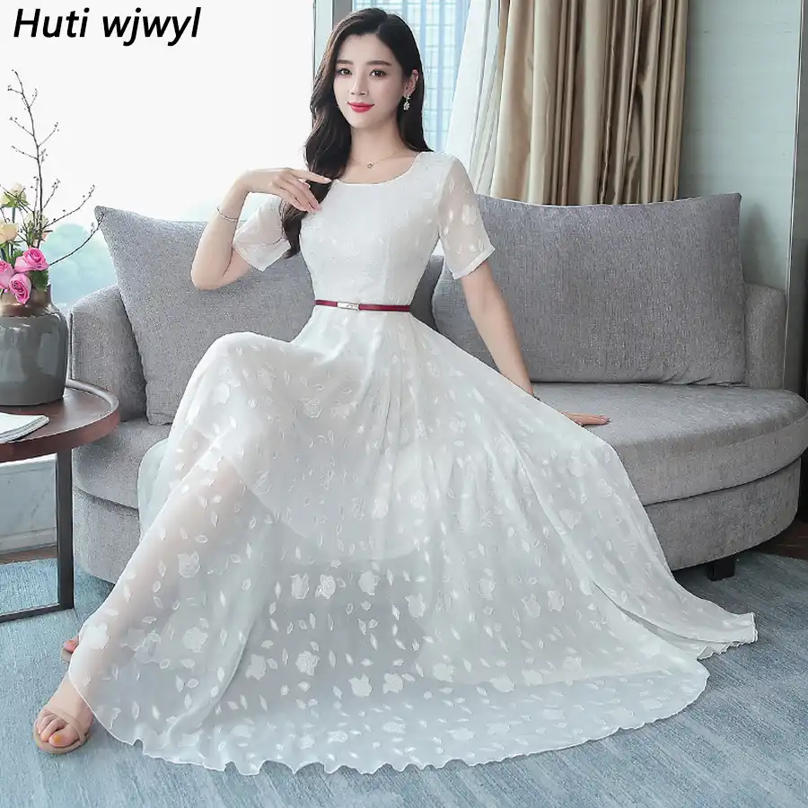 white maxi sundress plus size