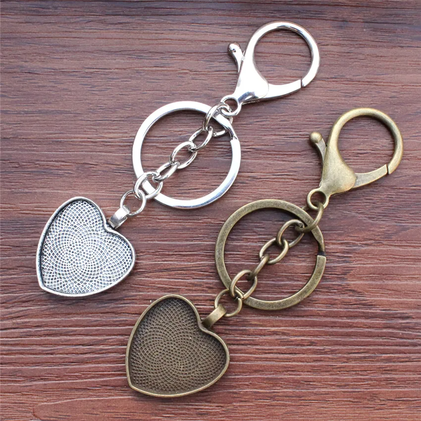 Fit 25mm Heart Antique silver/bronze Handmade Key rings buckle Cabochon Frame Bezel Settings Tray blank 5pcs/lot K05487
Fit 25mm Heart Antique silver/bronze Handmade Key rings buckle Cabochon Frame Bezel Settings Tray blank 5pcs/lot K05487
