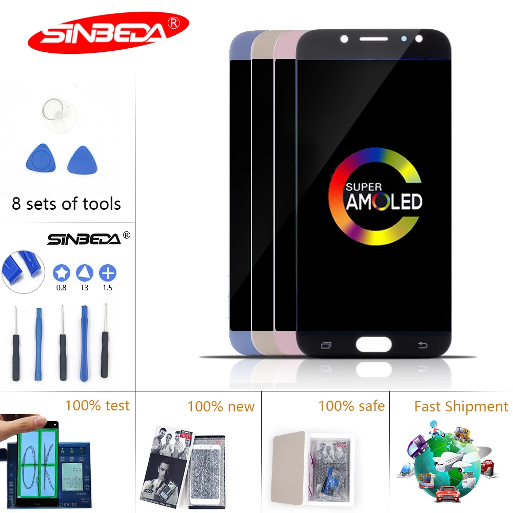 5.5"Sinbed OLED TFT Sinbeda LCD For SAMSUNG J730 LCD Display Touch Screen Digitizer J7 Pro 2017 For SM-J730F J730GM J730G LCD
5.5"Sinbed OLED TFT Sinbeda LCD For SAMSUNG J730 LCD Display Touch Screen Digitizer J7 Pro 2017 For SM-J730F J730GM J730G LCD