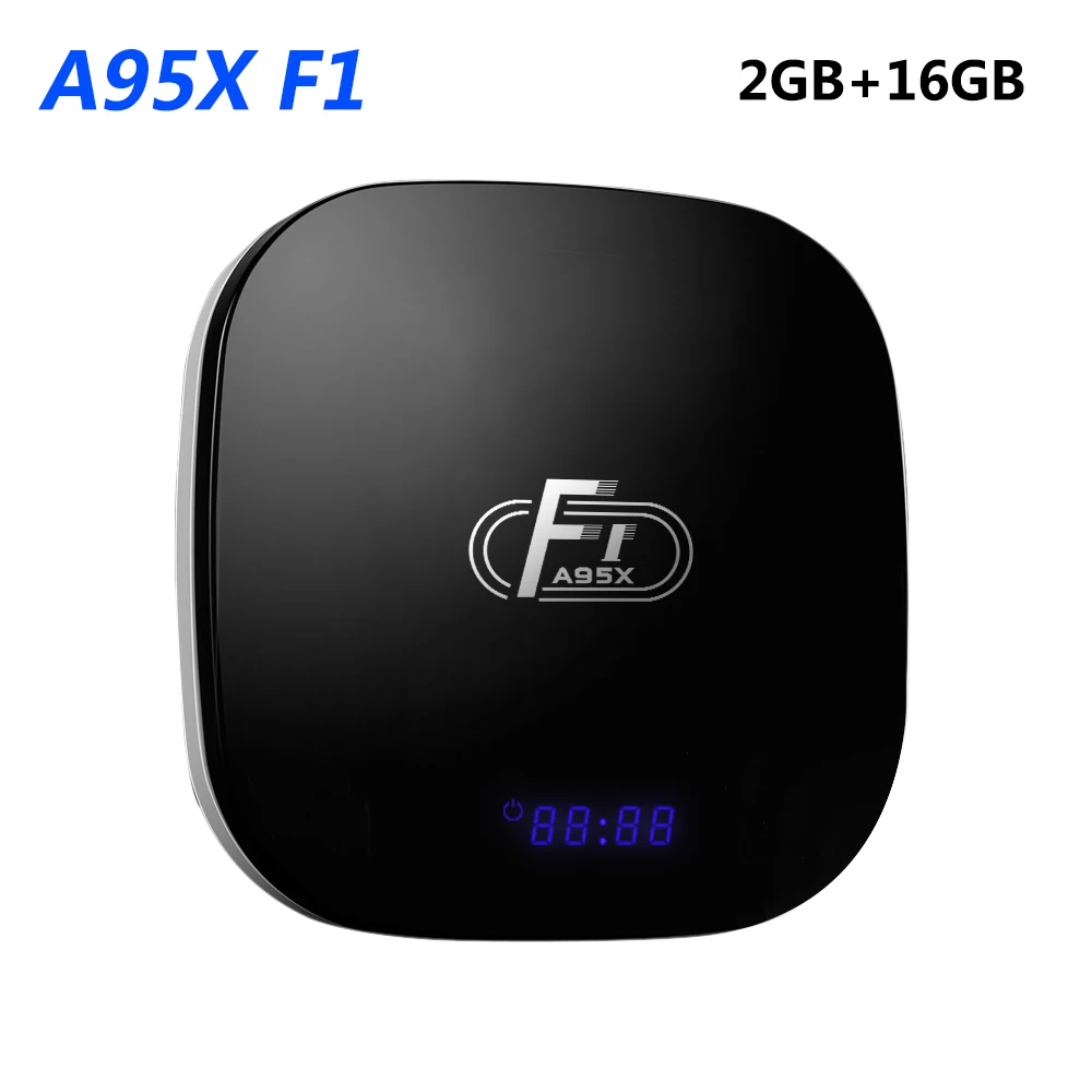 

A95X F1 Android 7.1 TV Box 2GB RAM 16GB ROM Amlogic S905W Quad Core 2.4G WIFI Media Player H.265 4K HD Smart Set Top Box vs X96