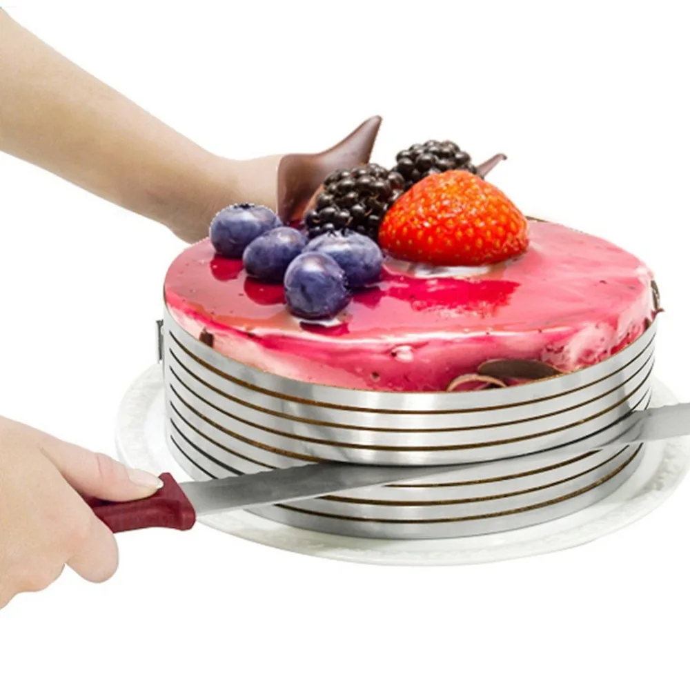 15-20cm Adjustable Cake Slicer Mold Cutter Cake Ring Tools Cake Cutter Round Shape Bread Cake slicer Adjustable Layered
15-20cm Adjustable Cake Slicer Mold Cutter Cake Ring Tools Cake Cutter Round Shape Bread Cake slicer Adjustable Layered