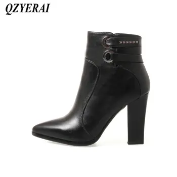 QZYERAI Winter pointed fashion ladies short boots patent leather womens shoes womens boots
QZYERAI Winter pointed fashion ladies short boots patent leather womens shoes womens boots
