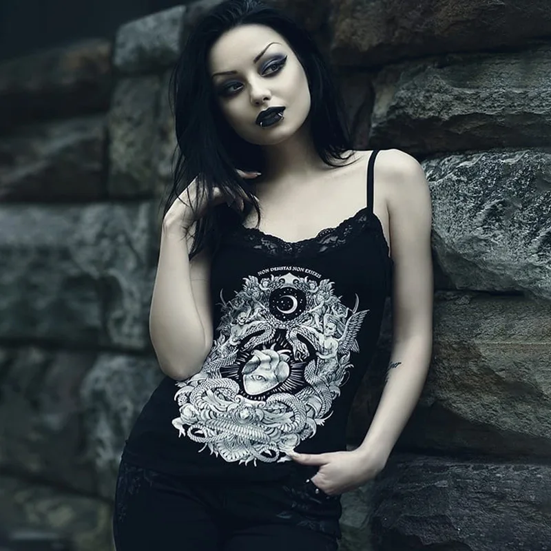 JIEZHOUFANG Women Harajuku Black Loose T-shirt Gothic Witch Printed Grunge Streetwear Female Loose T-shirt Fashion T shirt
JIEZHOUFANG Women Harajuku Black Loose T-shirt Gothic Witch Printed Grunge Streetwear Female Loose T-shirt Fashion T shirt