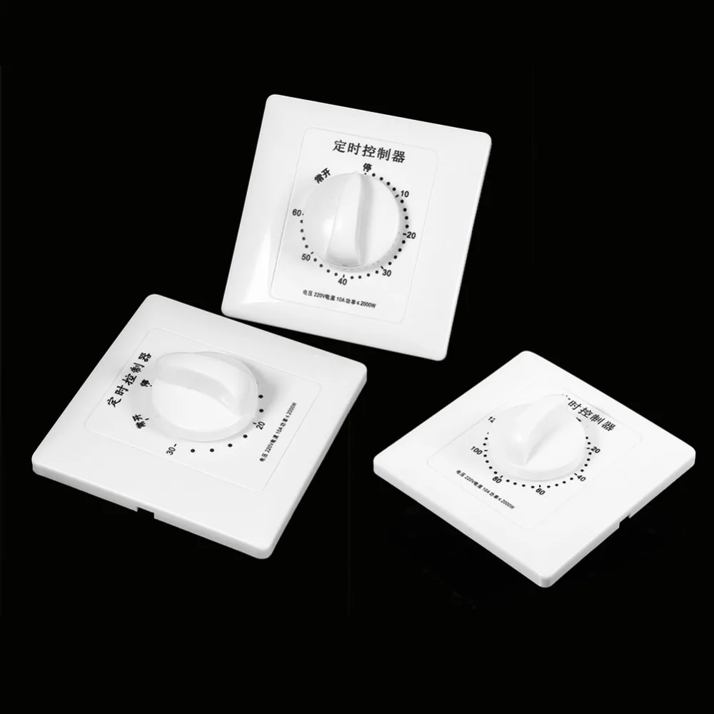 AC Timer Switch 220V Timer Switch Control Pump Timer Mechanical Countdown Control Interruptor 30/60/120 Minutes 1Pc New Arrival
AC Timer Switch 220V Timer Switch Control Pump Timer Mechanical Countdown Control Interruptor 30/60/120 Minutes 1Pc New Arrival