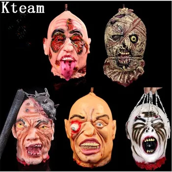 New Arrival 2017 Hot Scary Halloween Decoration Horror Skull Head Masks Prop Rubber Horror Scary Human Blood Head Zombie Heads
New Arrival 2017 Hot Scary Halloween Decoration Horror Skull Head Masks Prop Rubber Horror Scary Human Blood Head Zombie Heads