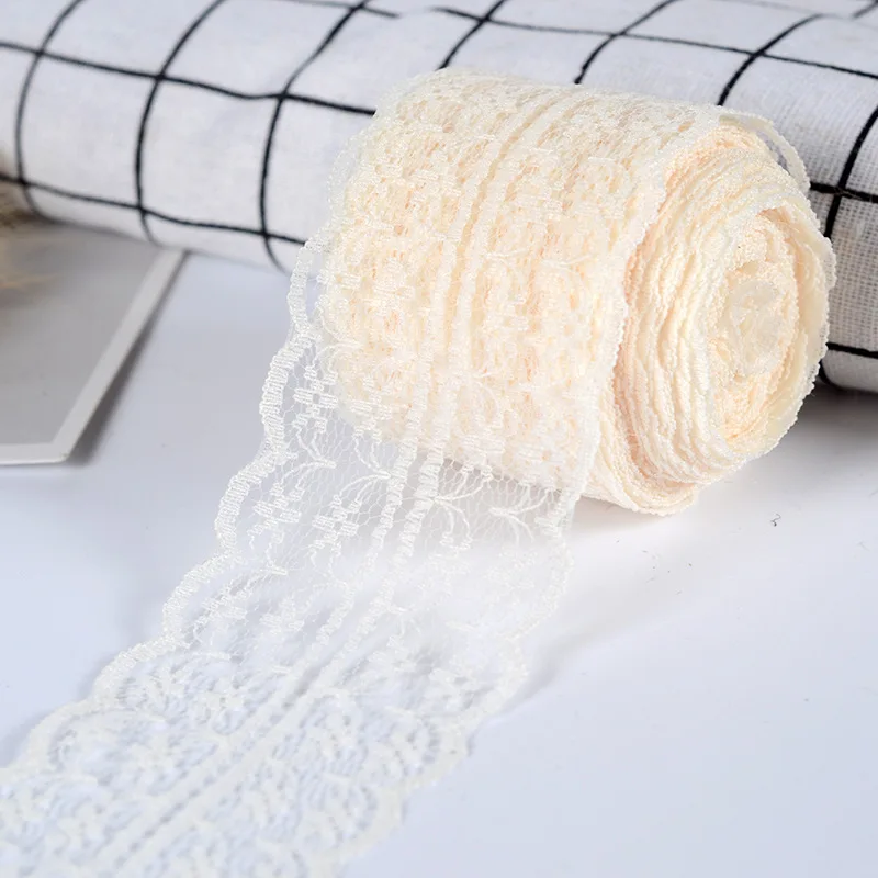 10m/4.5cm Lace Ribbon Wedding Party Decoration Tulle Home Decor Handcrafted Embroidered Sewing DIY Clothing Accessories
10m/4.5cm Lace Ribbon Wedding Party Decoration Tulle Home Decor Handcrafted Embroidered Sewing DIY Clothing Accessories