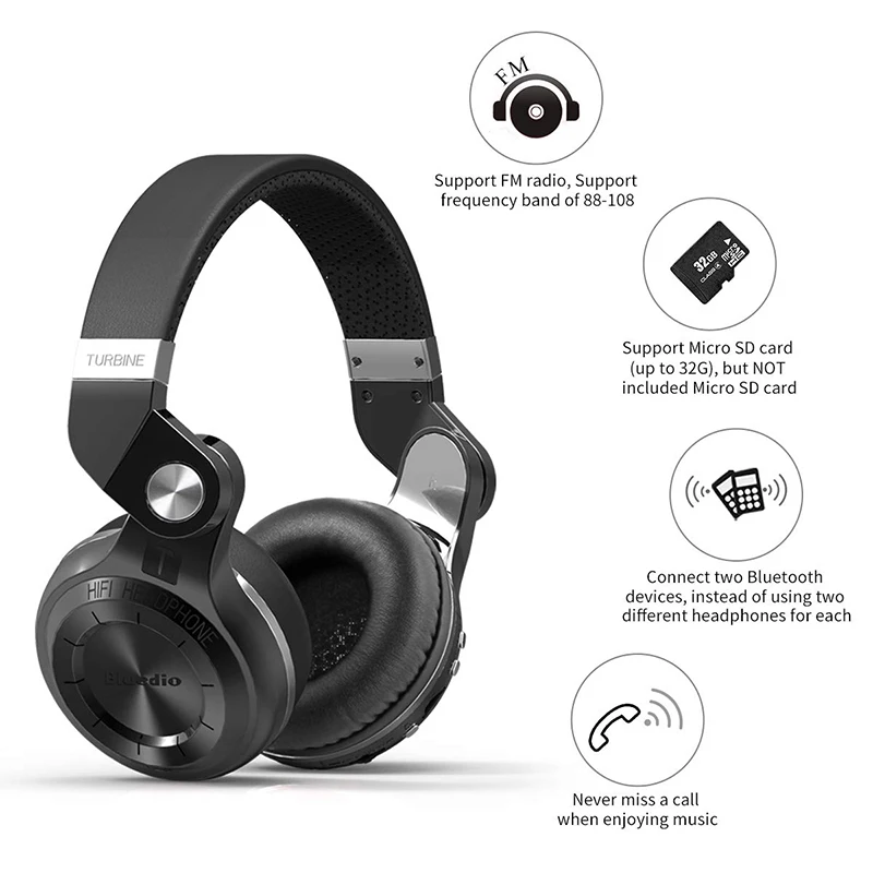 Wireless Bluetooth 5.0 Headphones with Mic and Micro SD Card Slotand FM Radio Headset For Travel Gaming Xbox PS4 Headphone
Wireless Bluetooth 5.0 Headphones with Mic and Micro SD Card Slotand FM Radio Headset For Travel Gaming Xbox PS4 Headphone